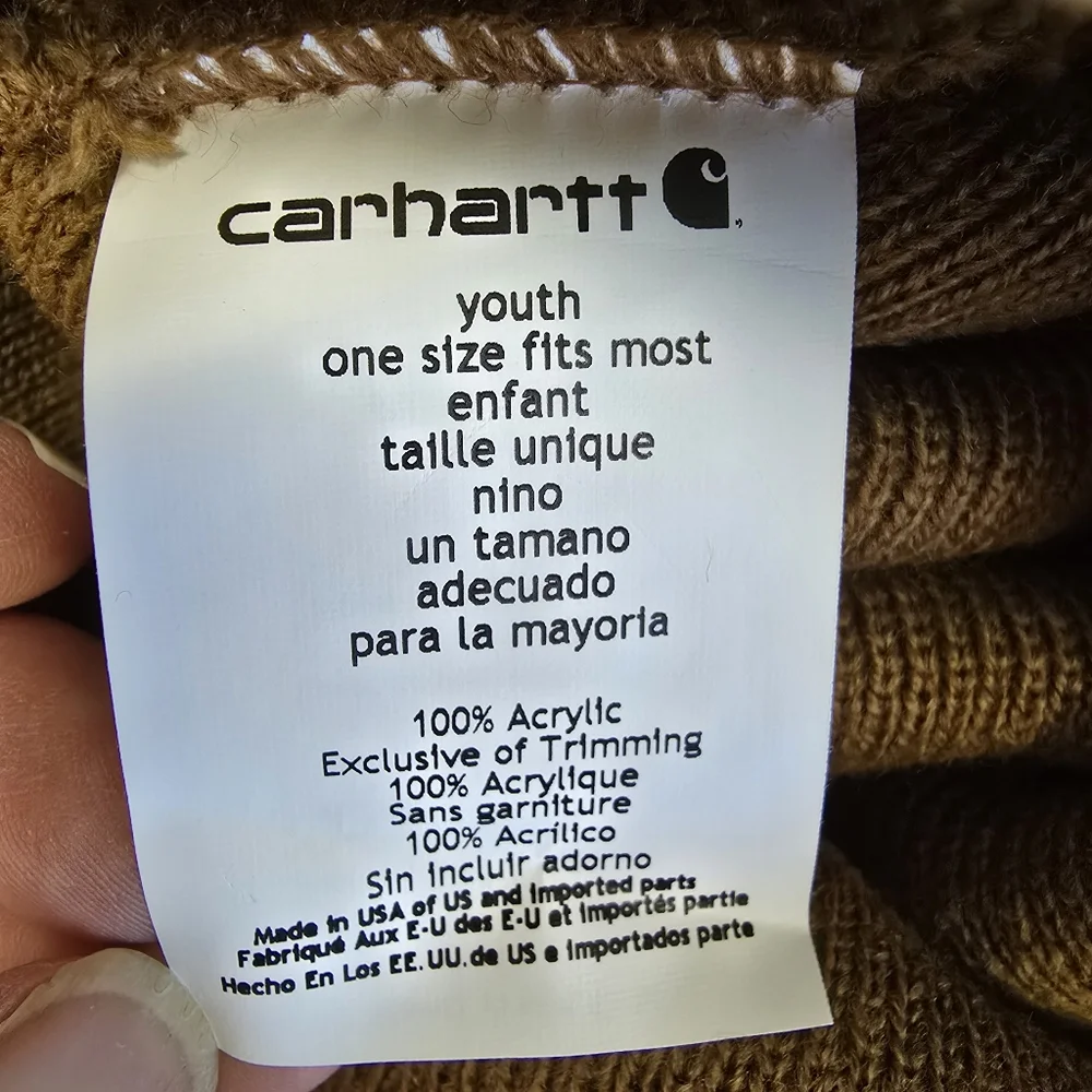 Carhartt Youth Acrylic Watch Beanie  | Color - Carhartt Brown